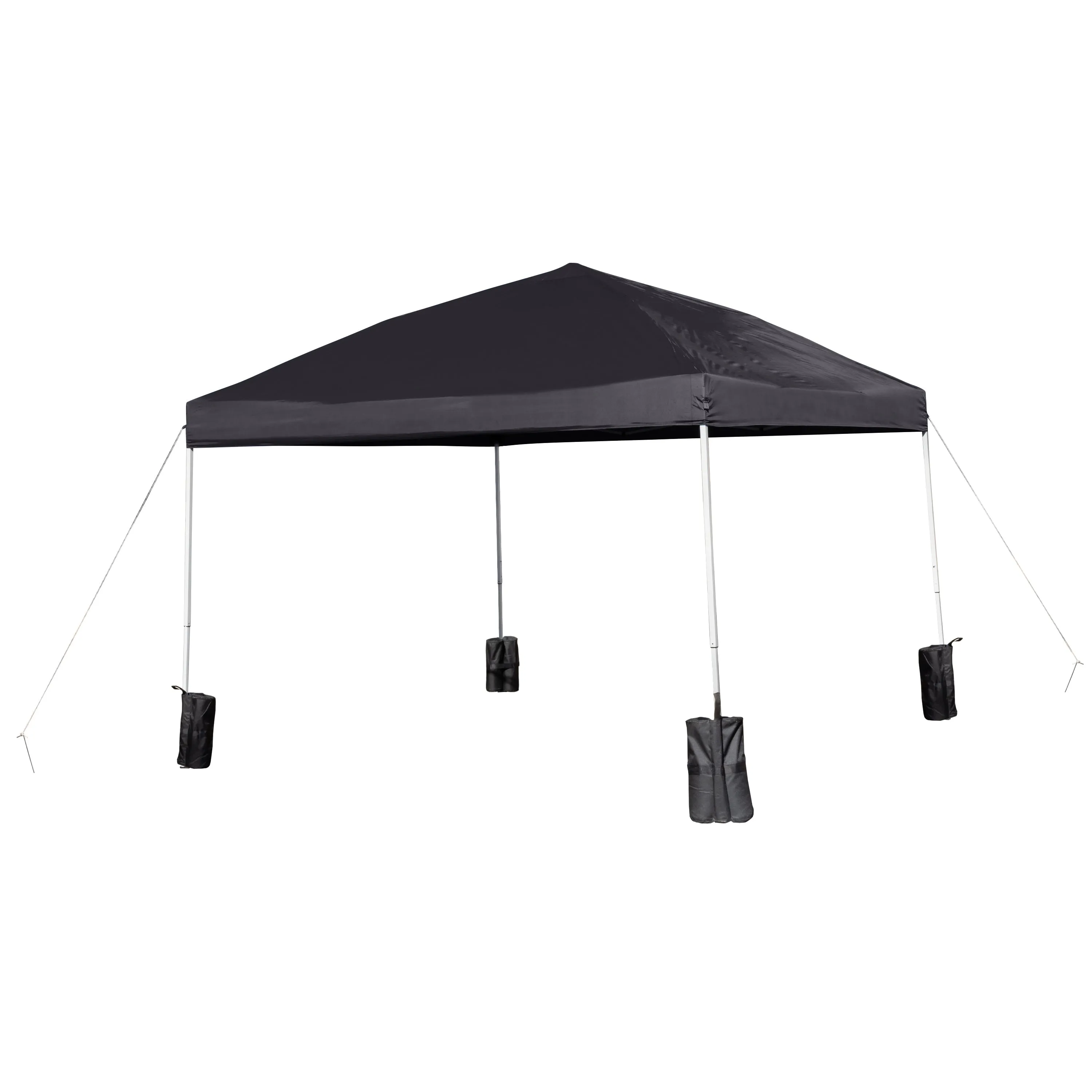 10'x10' Black Pop Up Canopy JJ-GZ1010PKG-BK-GG