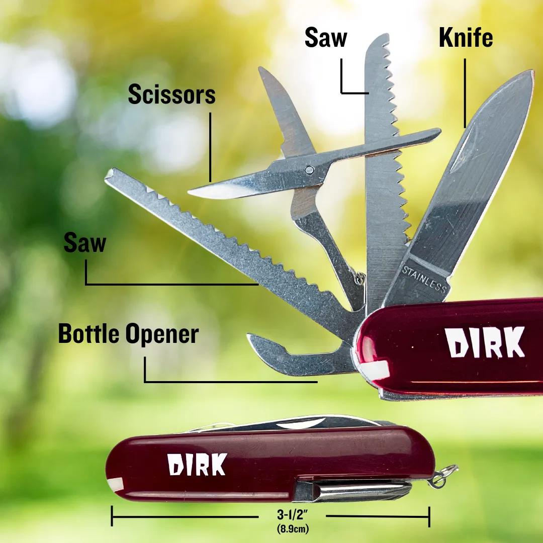 11 in 1 Multi Function Outdoorman's Mini Pocket Knife  - PK9811R