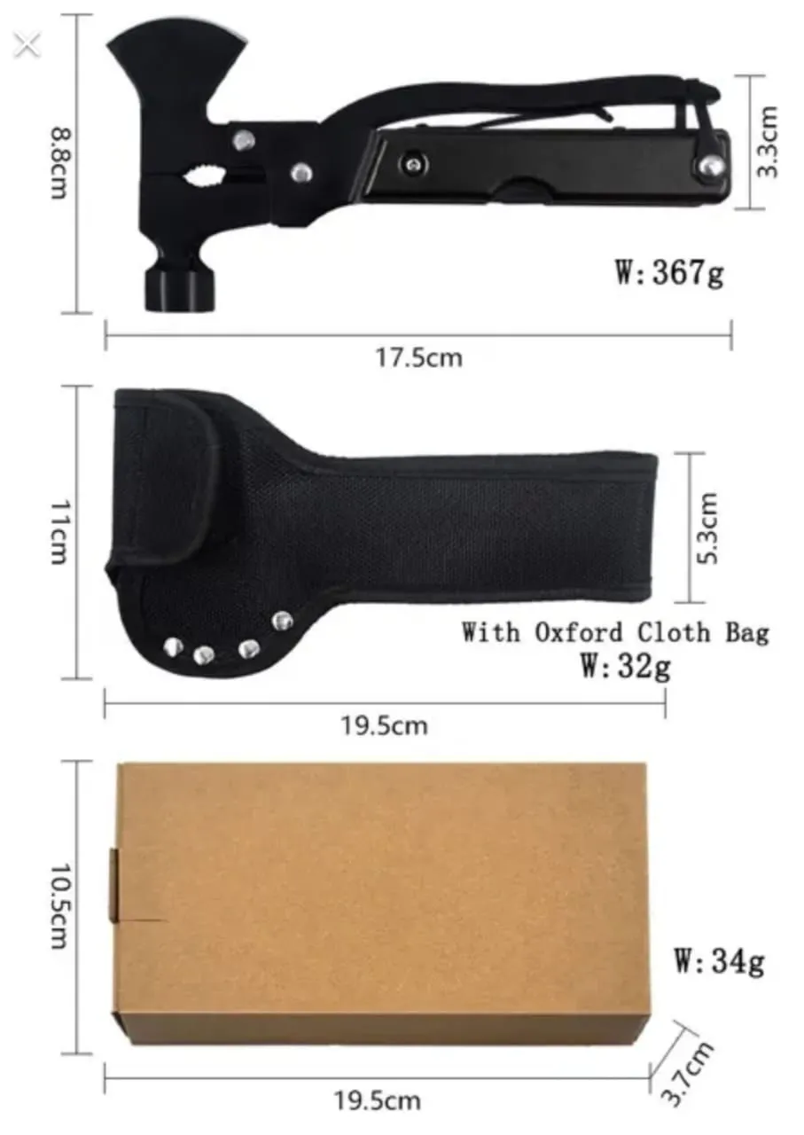 14 In 1 Multi Tool Axe For Outdoor Camping