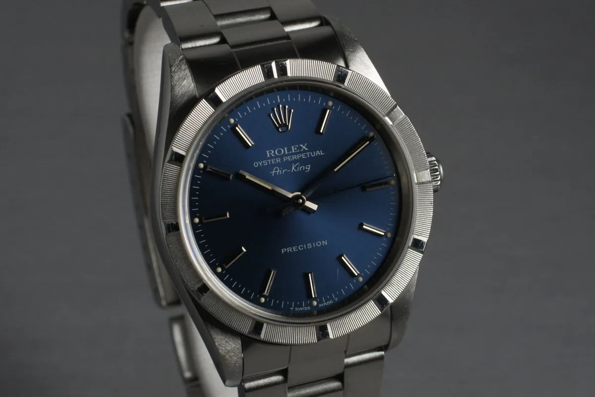 1994 Rolex Air-King 14010 Blue Dial