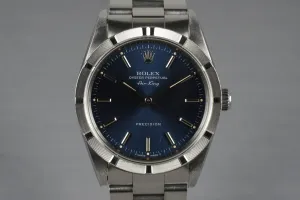 1994 Rolex Air-King 14010 Blue Dial