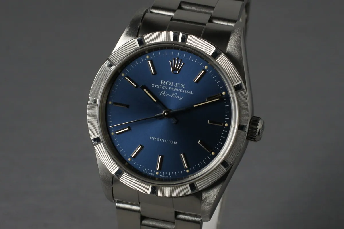 1994 Rolex Air-King 14010 Blue Dial