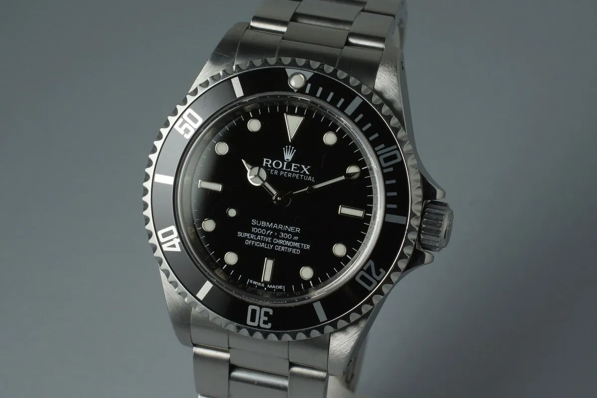 2011 Rolex Submariner 14060M with Box and Papers