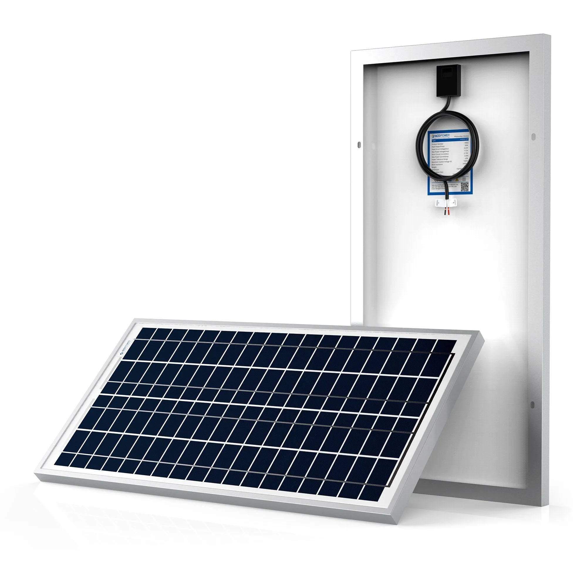 35 Watts Poly Solar Panel, 12V by ACOPOWER