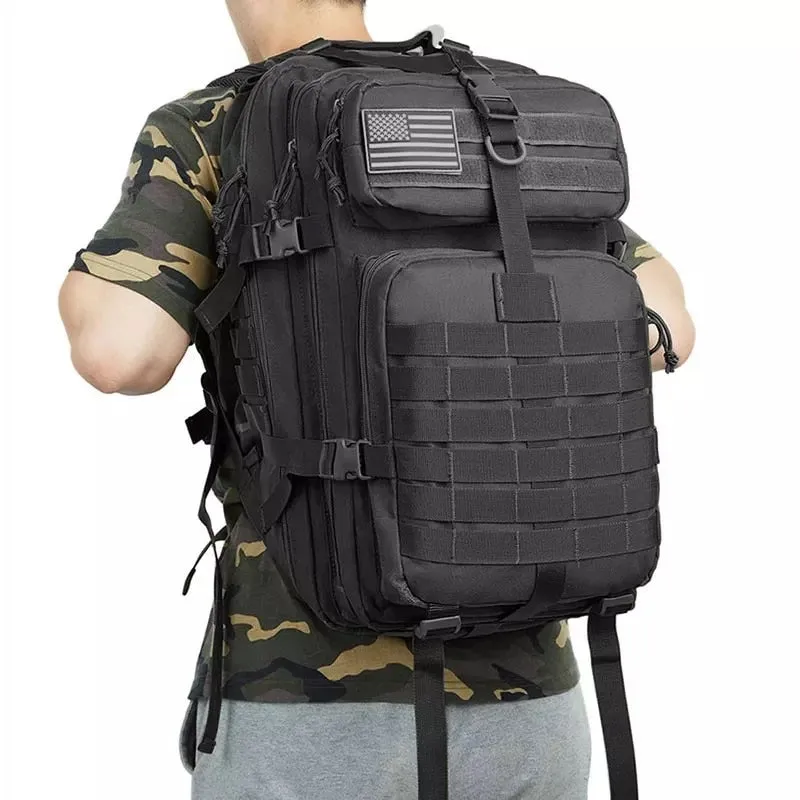 50L large Military-Style back pack for gym and Hiking