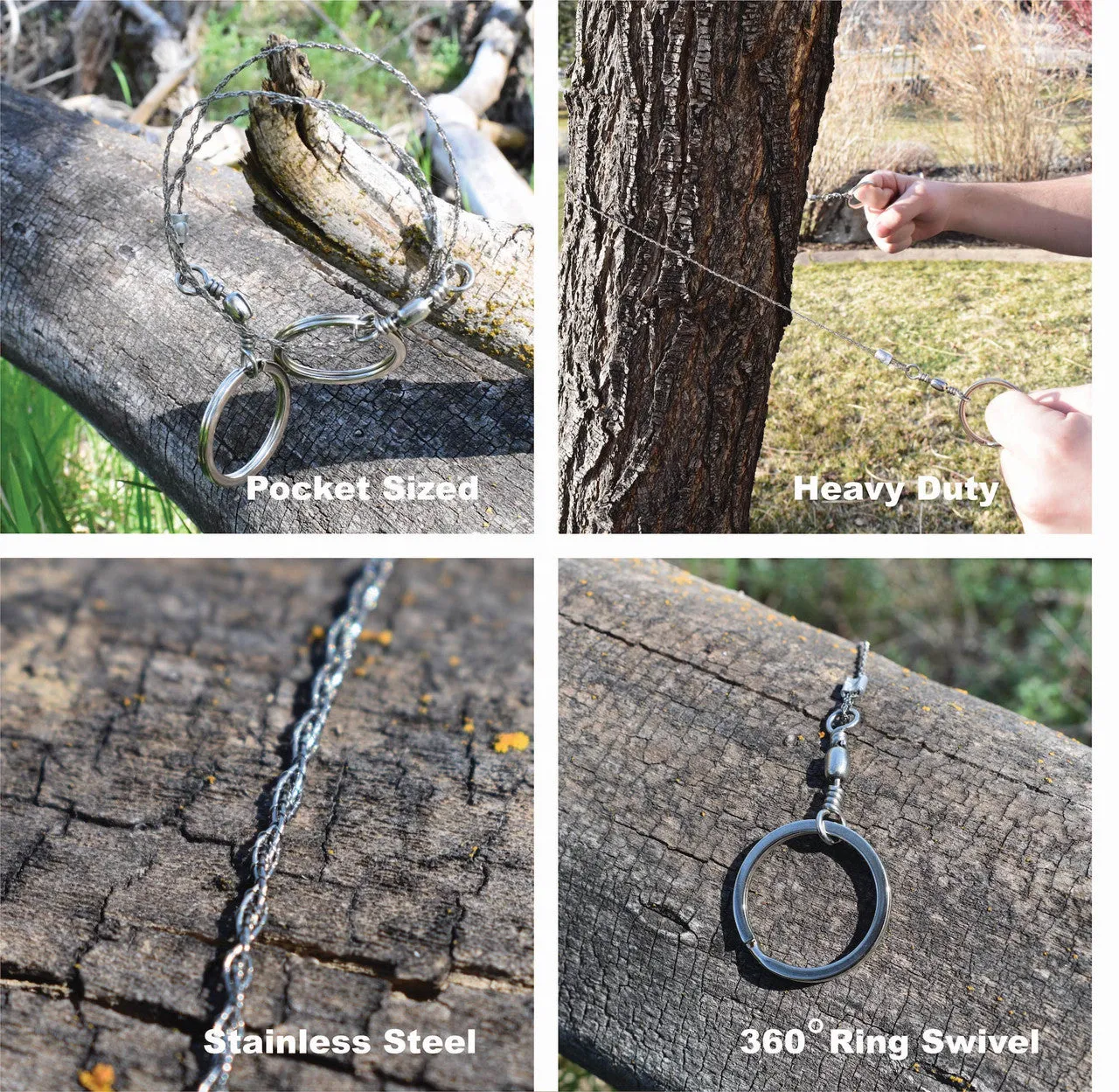 AceCamp Pocket Survival Wire Saw