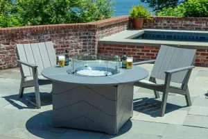 Aura Round Gas Fire Pit