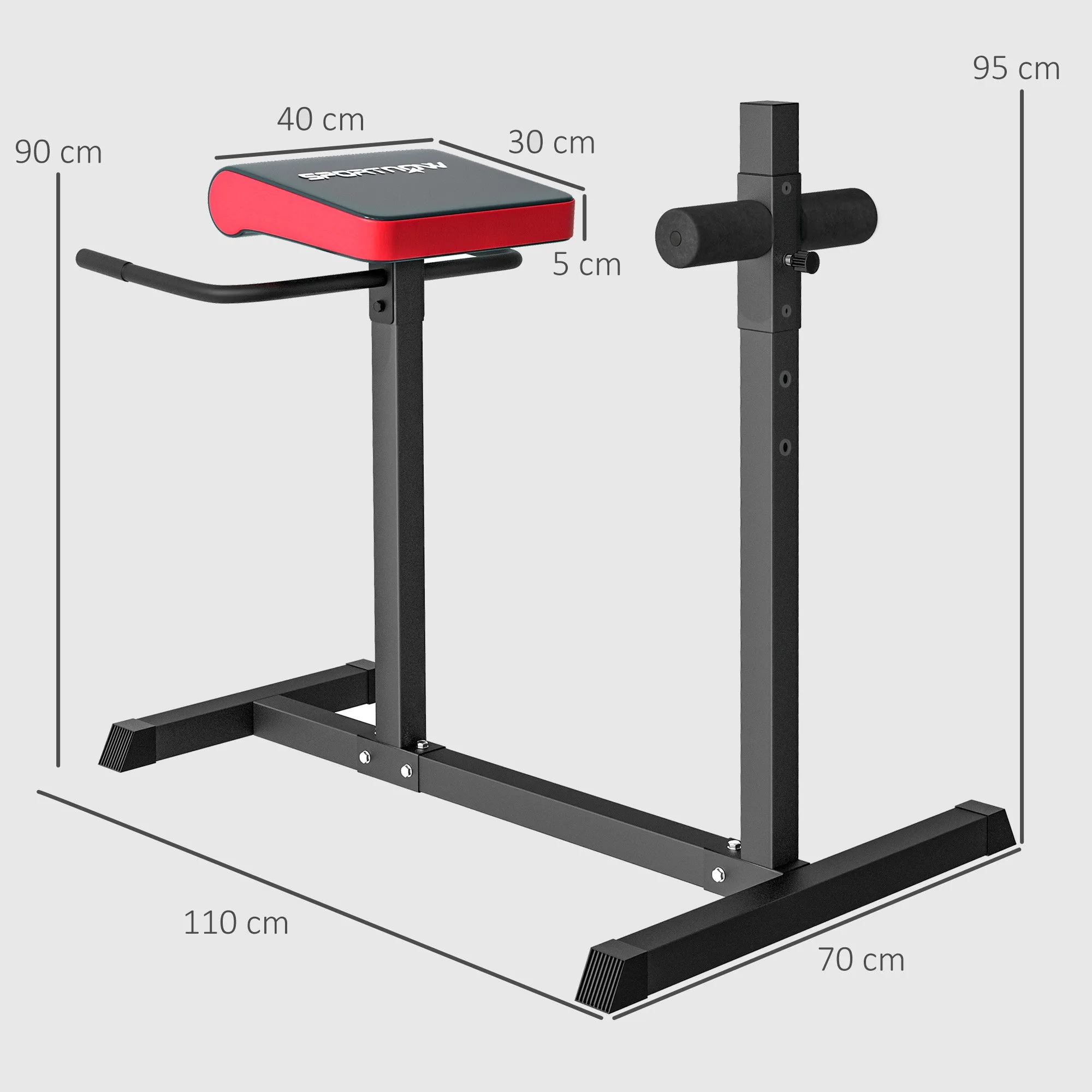 Back Extension Roman Chair for Back, Abdominal and Gluteal Training