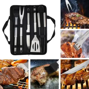 Barbecue Set Stainless Steel Barbecue Kit BBQ Grill Tool Set