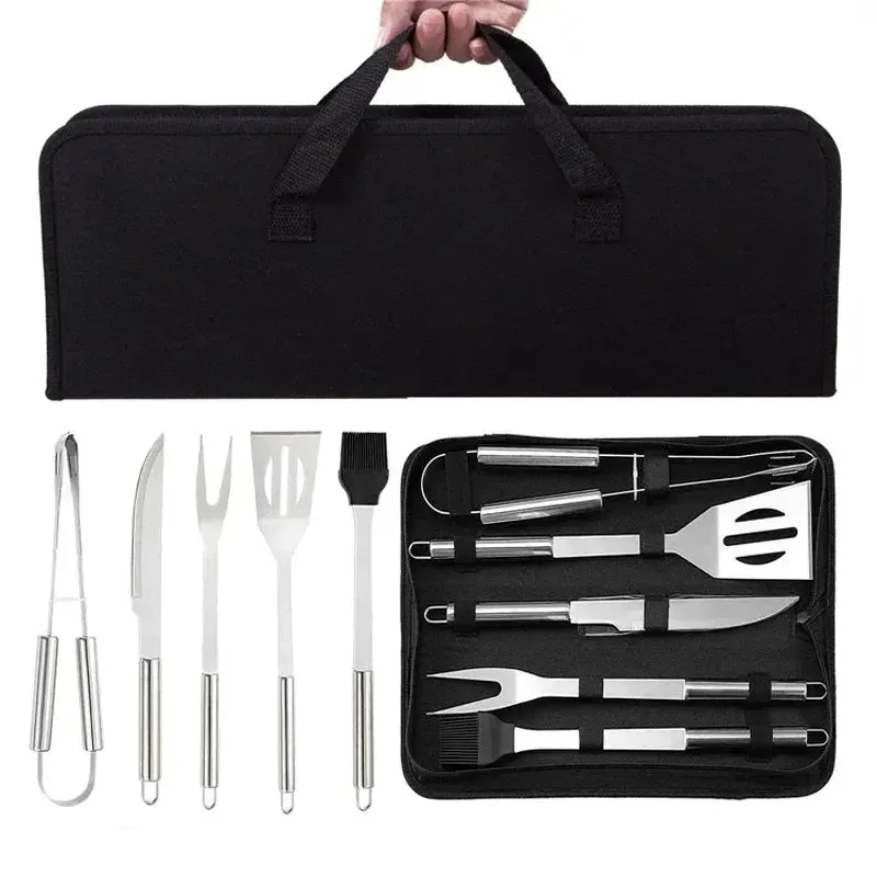 Barbecue Set Stainless Steel Barbecue Kit BBQ Grill Tool Set