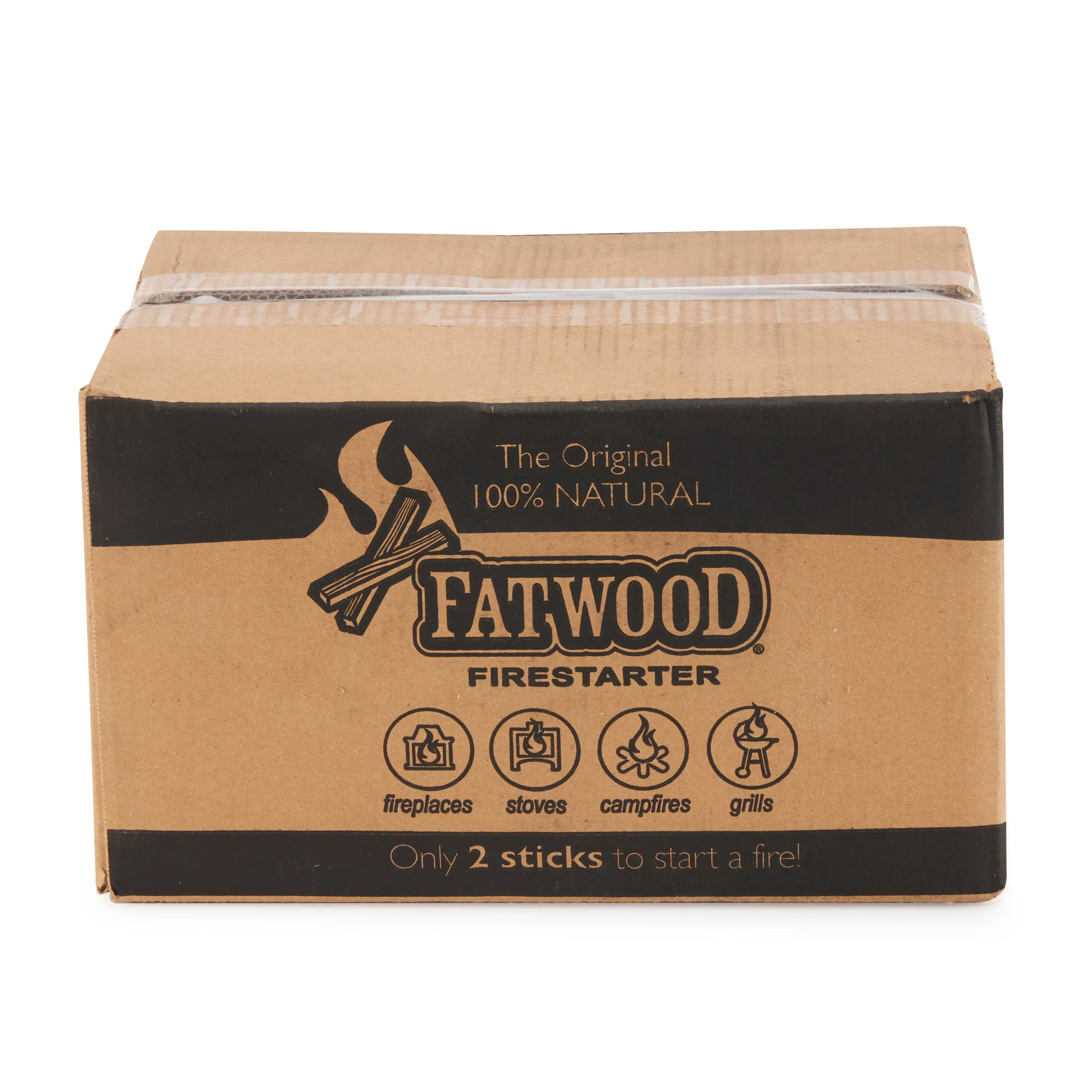 Better Wood Products 18 Pound Assorted Sizes Fire Wood Fatwood Firestarter Crate