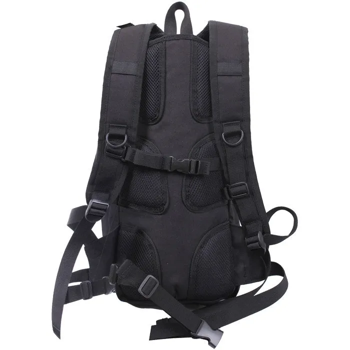 Black MOLLE Quickstrike Tactical Hydration Backpack (No Bladder)