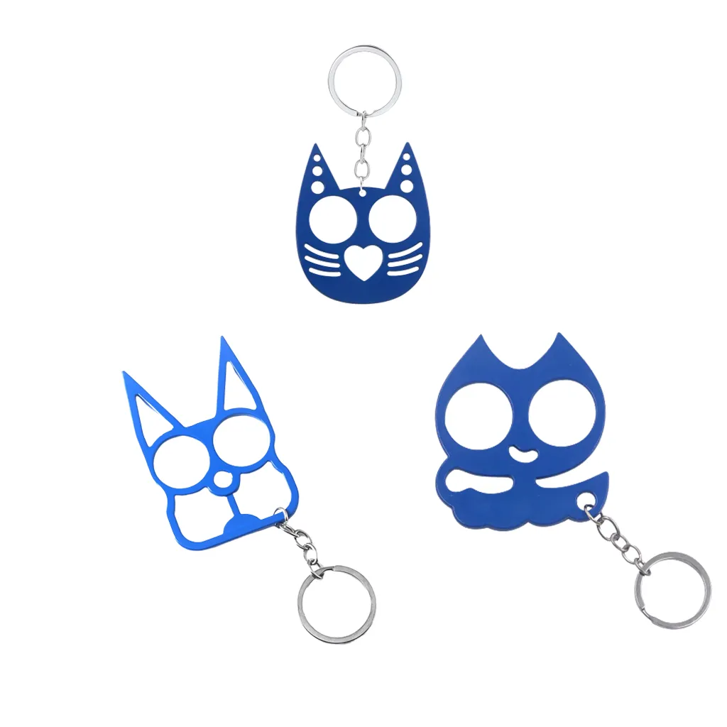 Cat Ears Kitty Knuckles 3-Piece Self Defense Kit