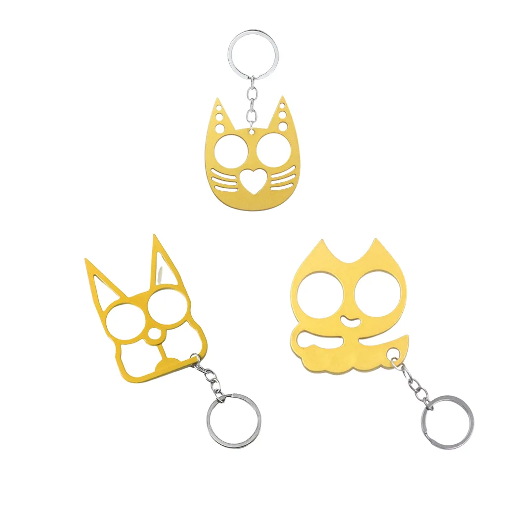 Cat Ears Kitty Knuckles 3-Piece Self Defense Kit