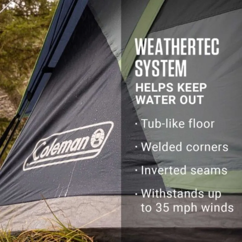 Coleman 4-Person Dark Room Skydome Camping Tent