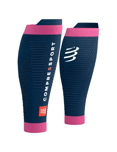 Compressport R2 3.0 Calf Guard - Mood Indigo/Magenta