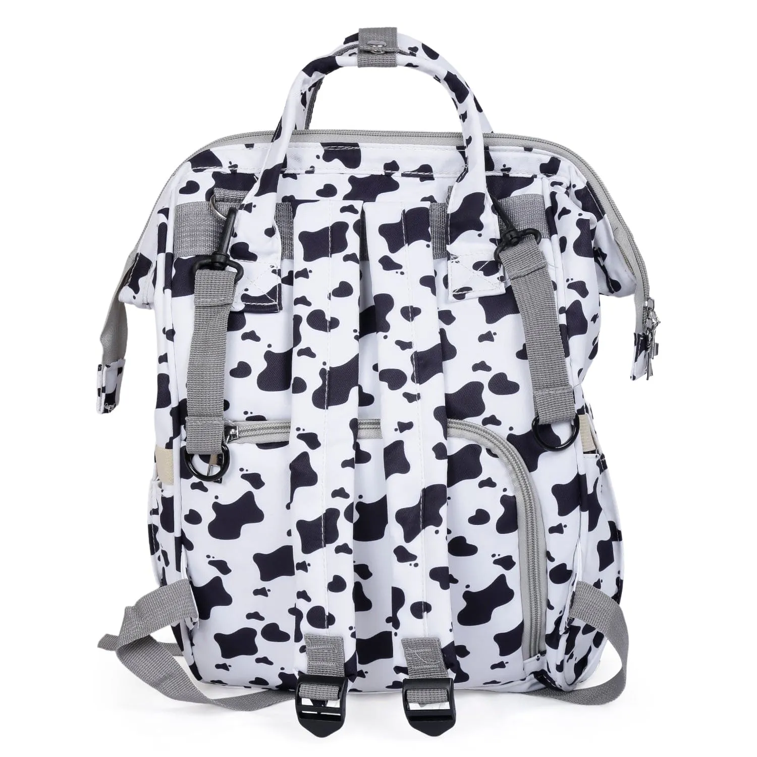 Diaper Bag 
Maternity Backpack Cow Black And White