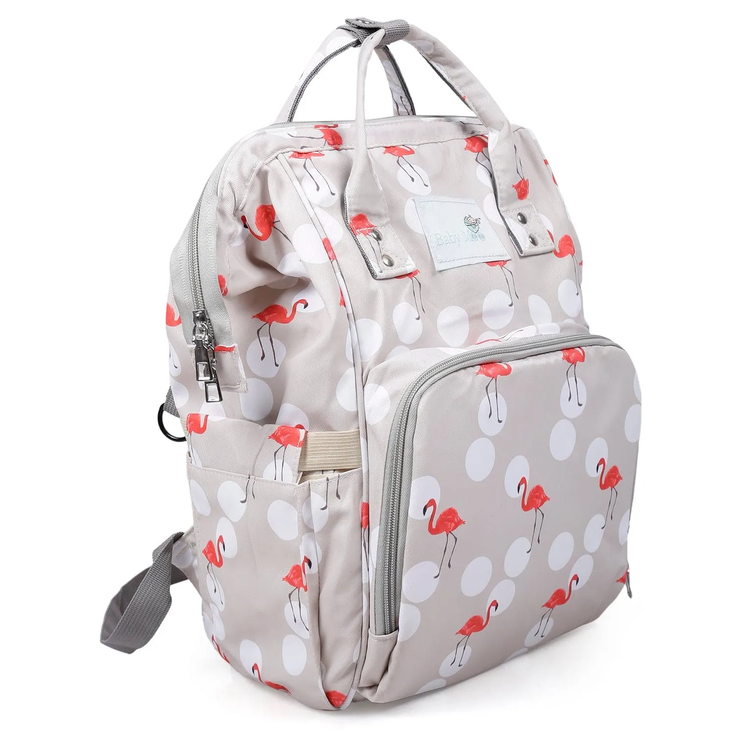 Diaper Bag 
Maternity Backpack Flamingo Beige