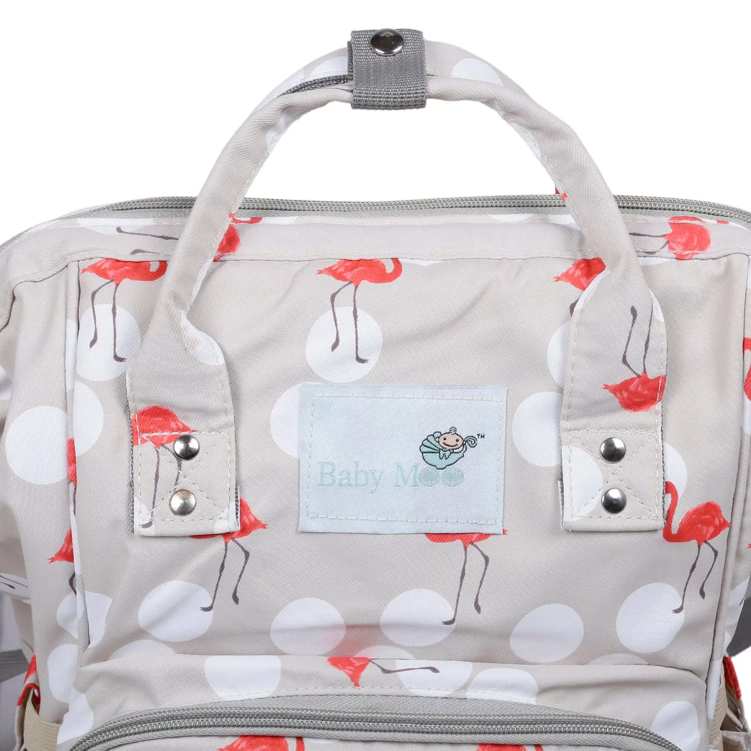 Diaper Bag 
Maternity Backpack Flamingo Beige