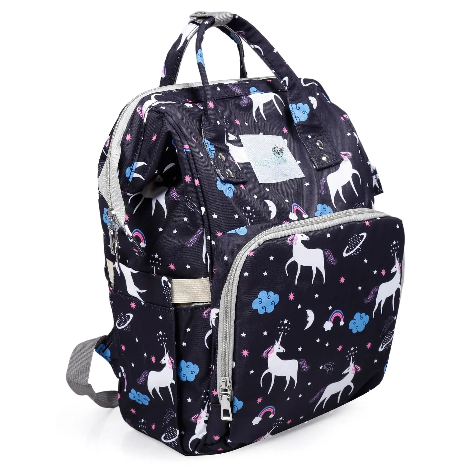 Diaper Bag 
Maternity Backpack Unicorn Black