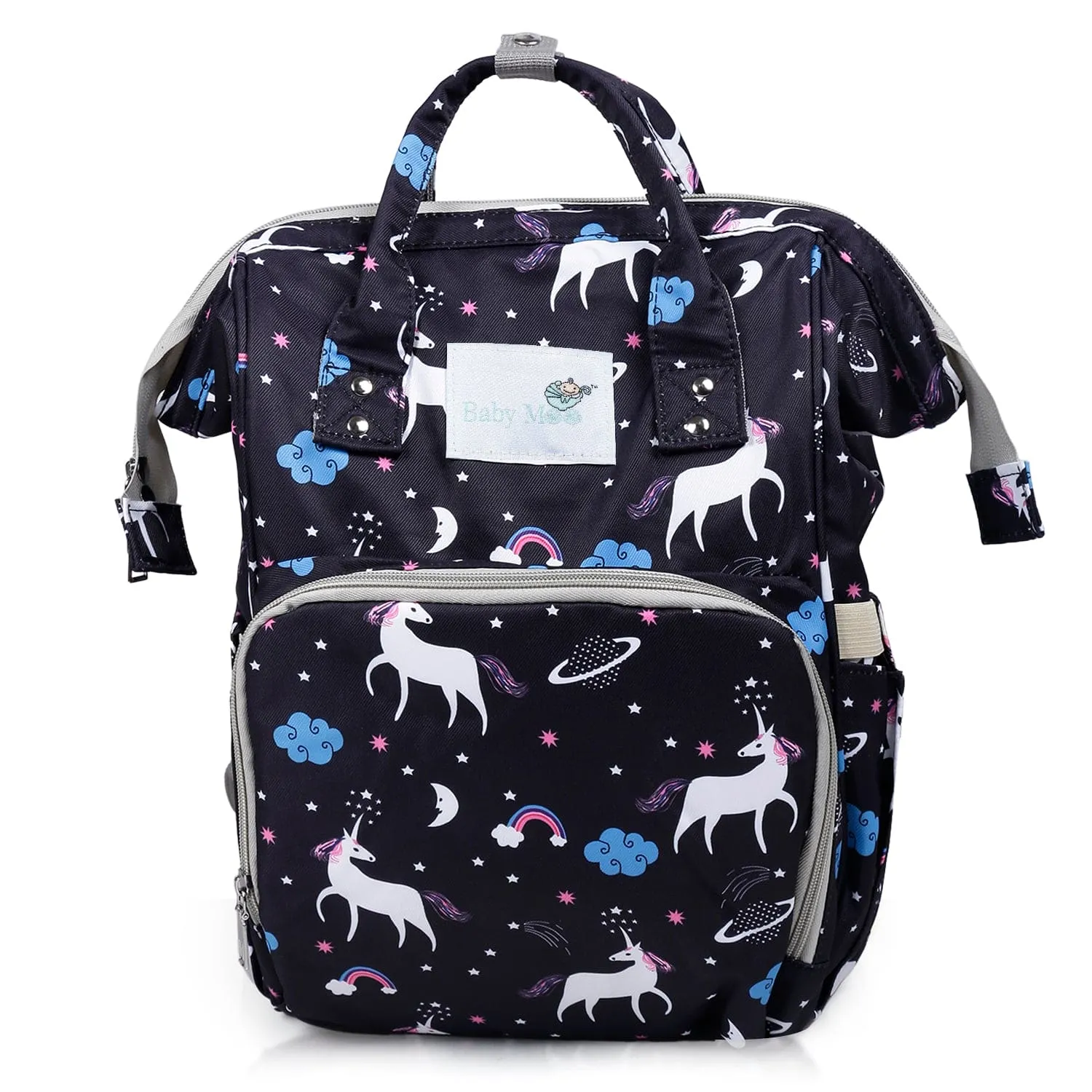 Diaper Bag 
Maternity Backpack Unicorn Black