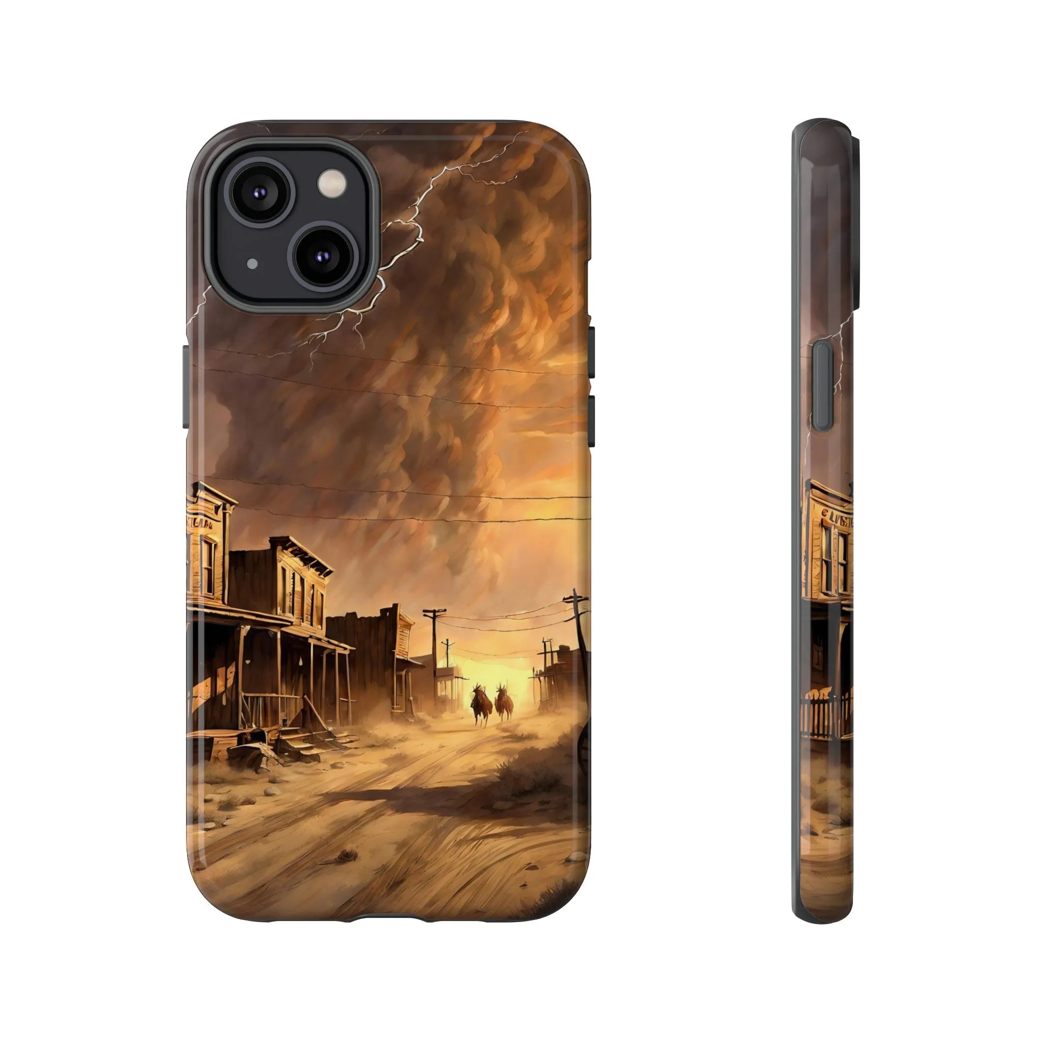 Dusty Western Town Phone Case