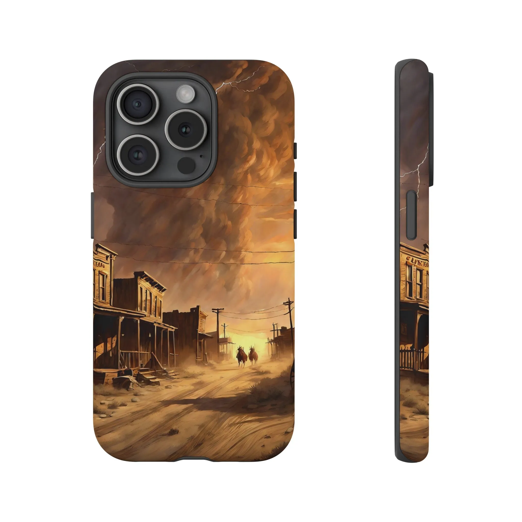 Dusty Western Town Phone Case