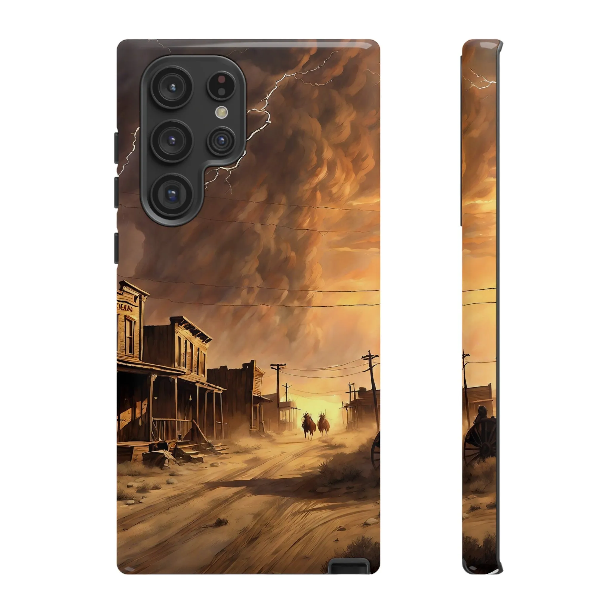 Dusty Western Town Phone Case