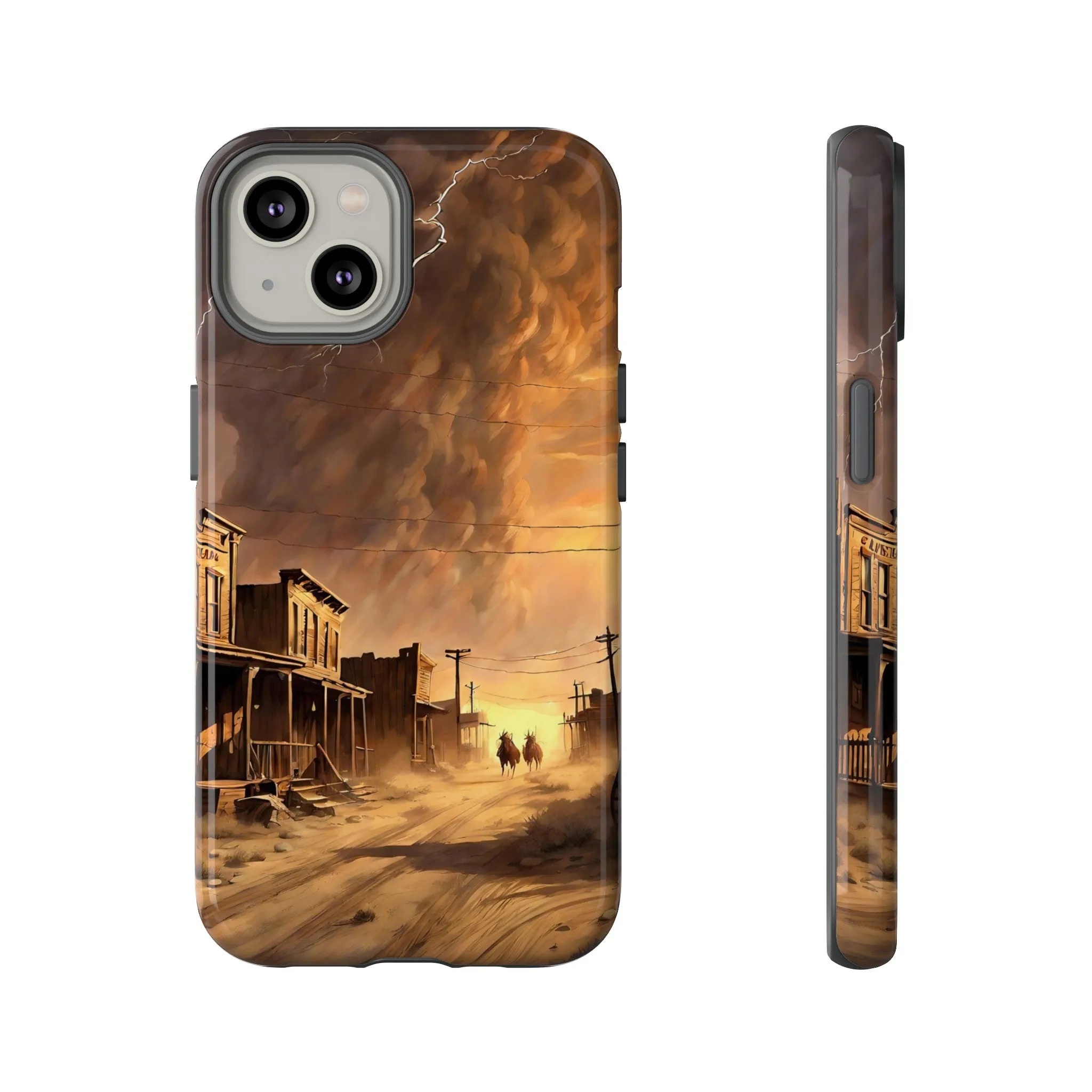 Dusty Western Town Phone Case