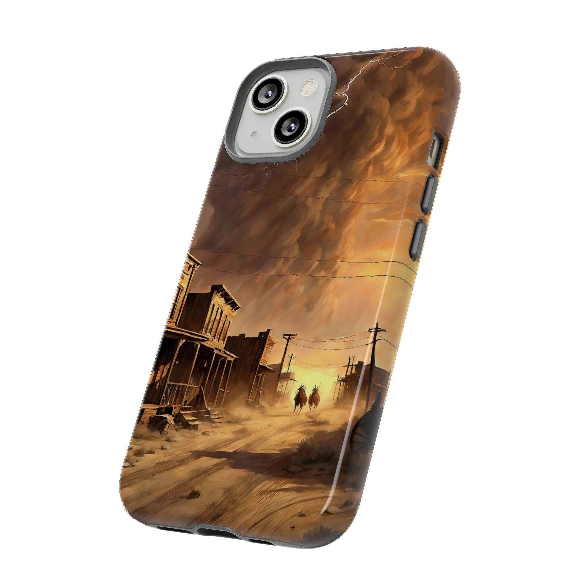 Dusty Western Town Phone Case