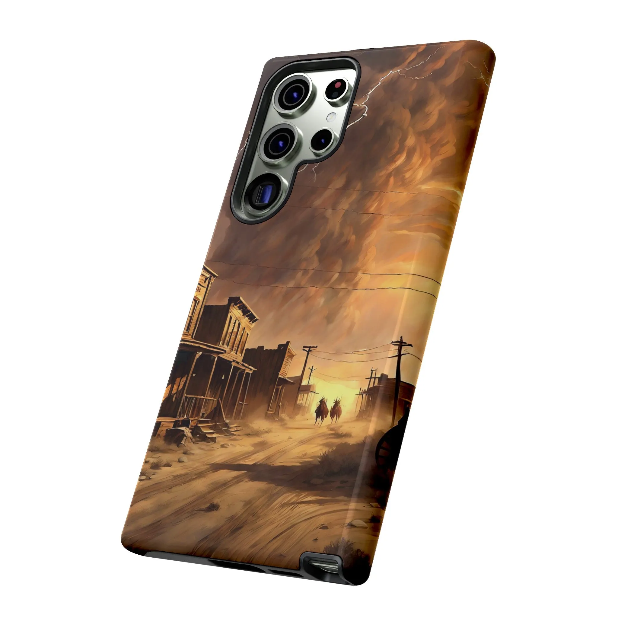 Dusty Western Town Phone Case