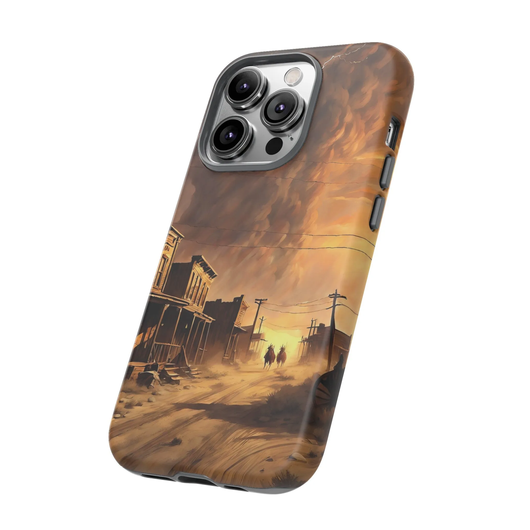 Dusty Western Town Phone Case