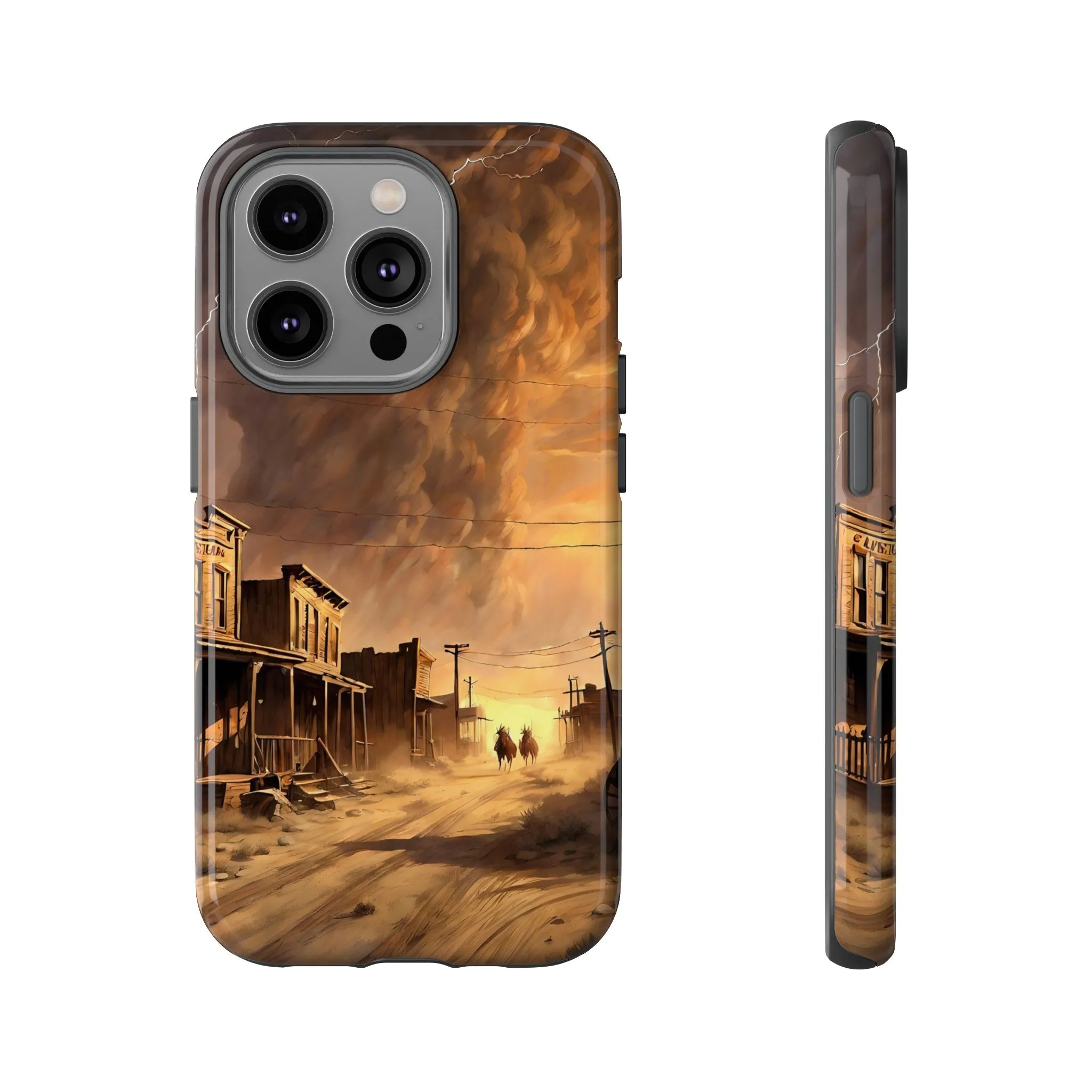 Dusty Western Town Phone Case