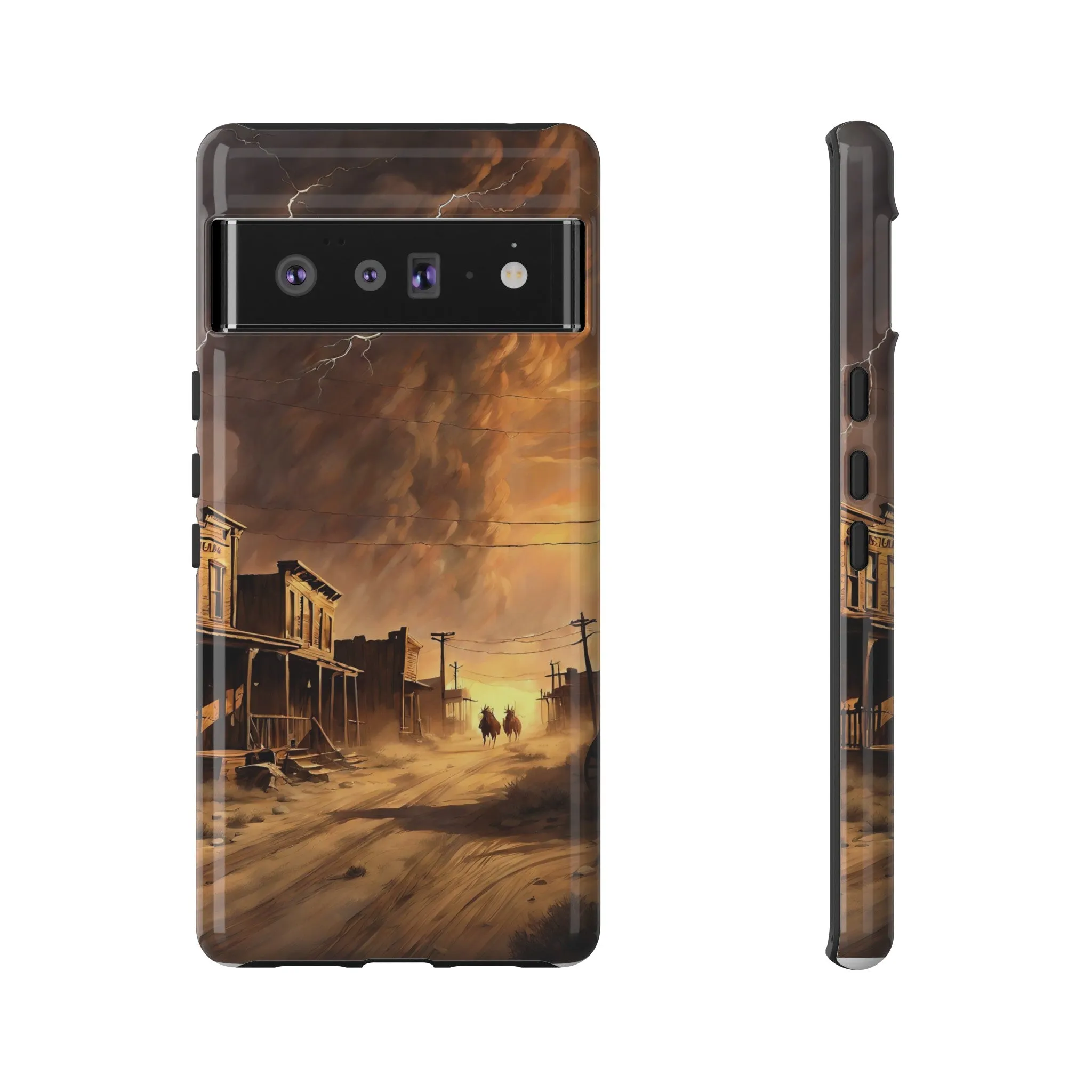 Dusty Western Town Phone Case