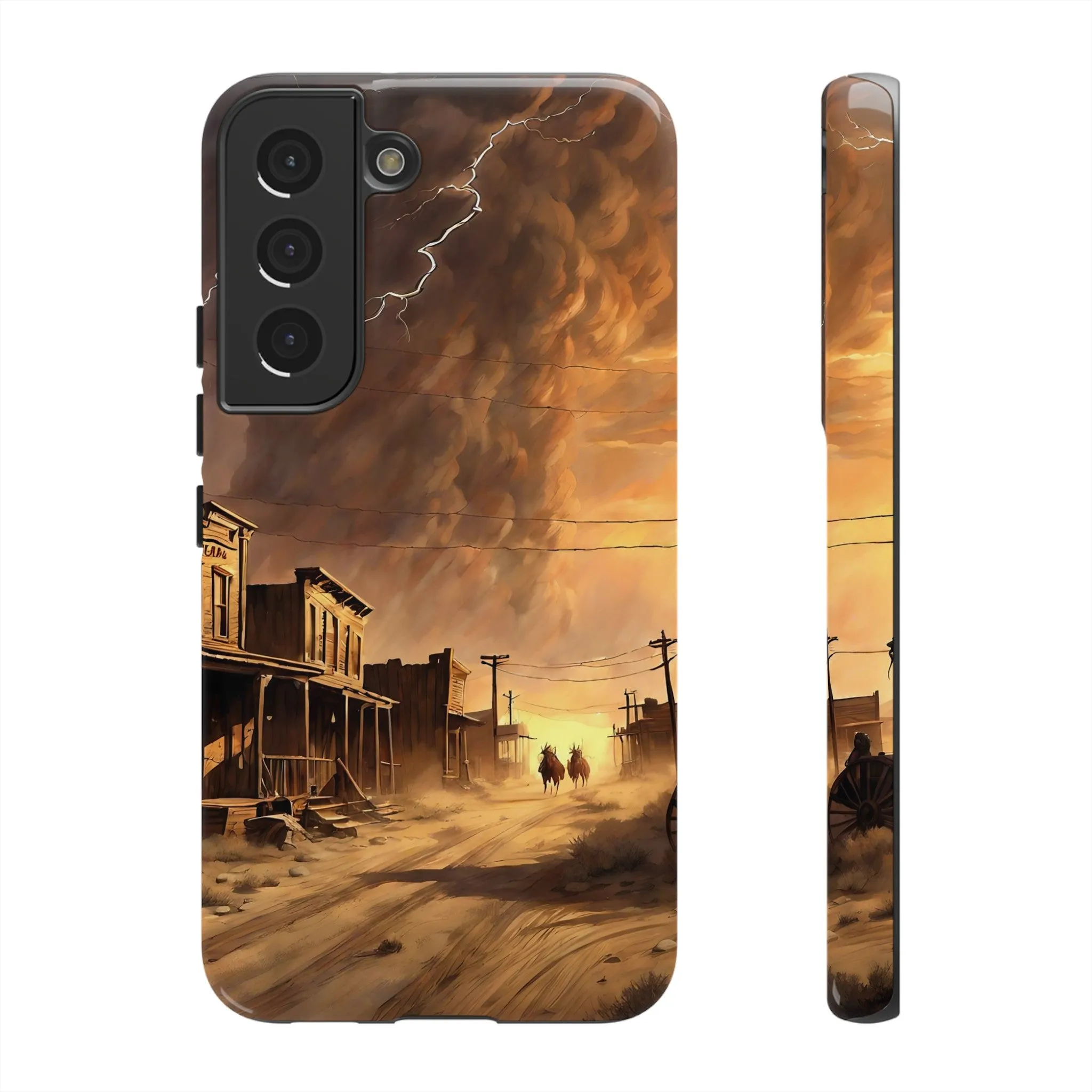 Dusty Western Town Phone Case