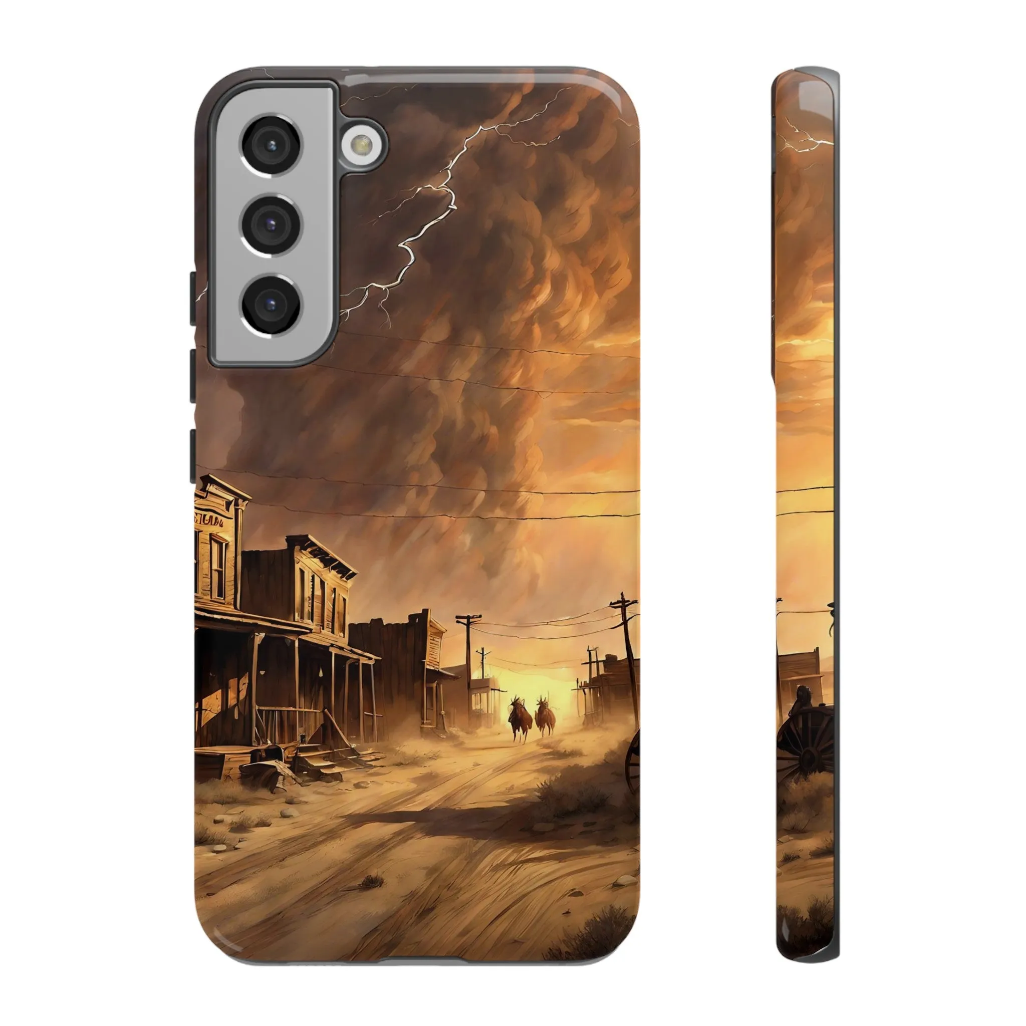 Dusty Western Town Phone Case