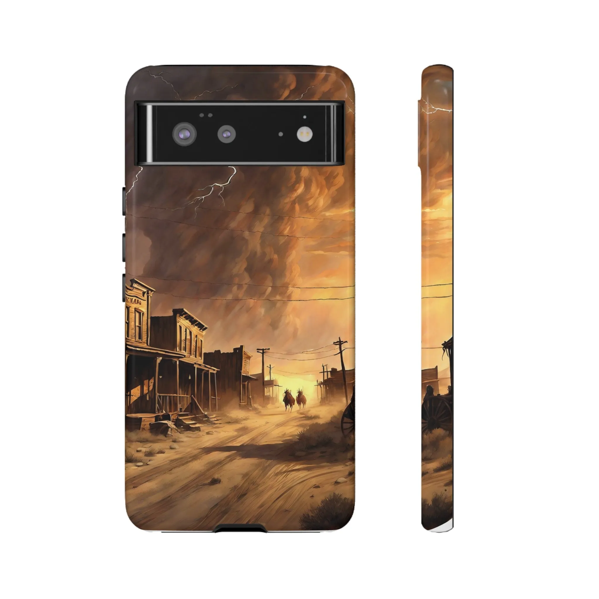 Dusty Western Town Phone Case