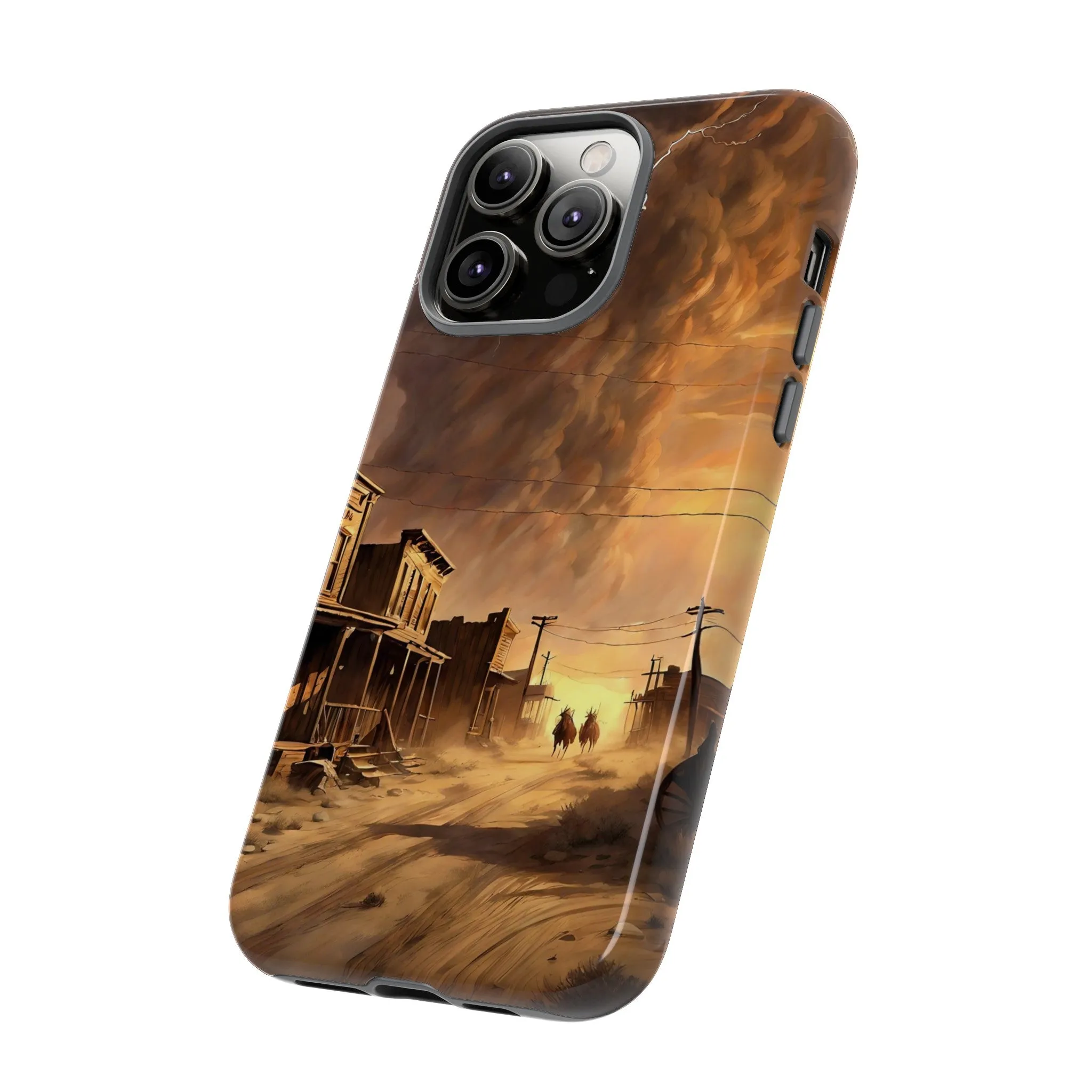 Dusty Western Town Phone Case