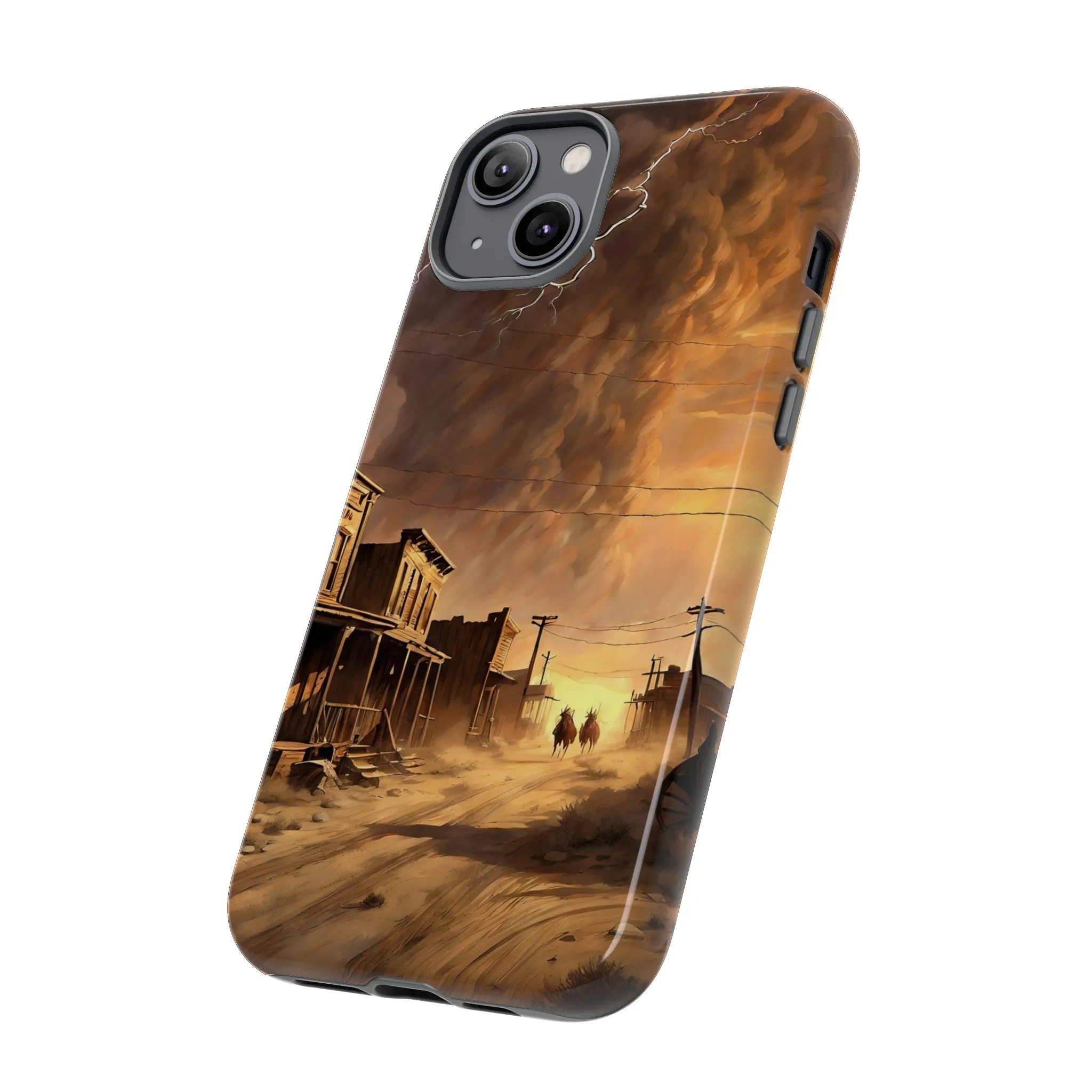 Dusty Western Town Phone Case