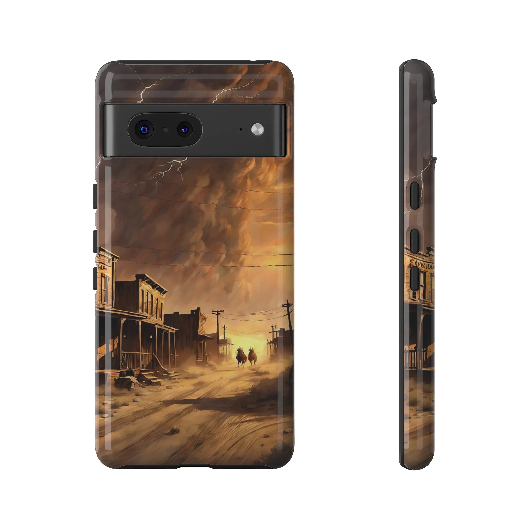 Dusty Western Town Phone Case