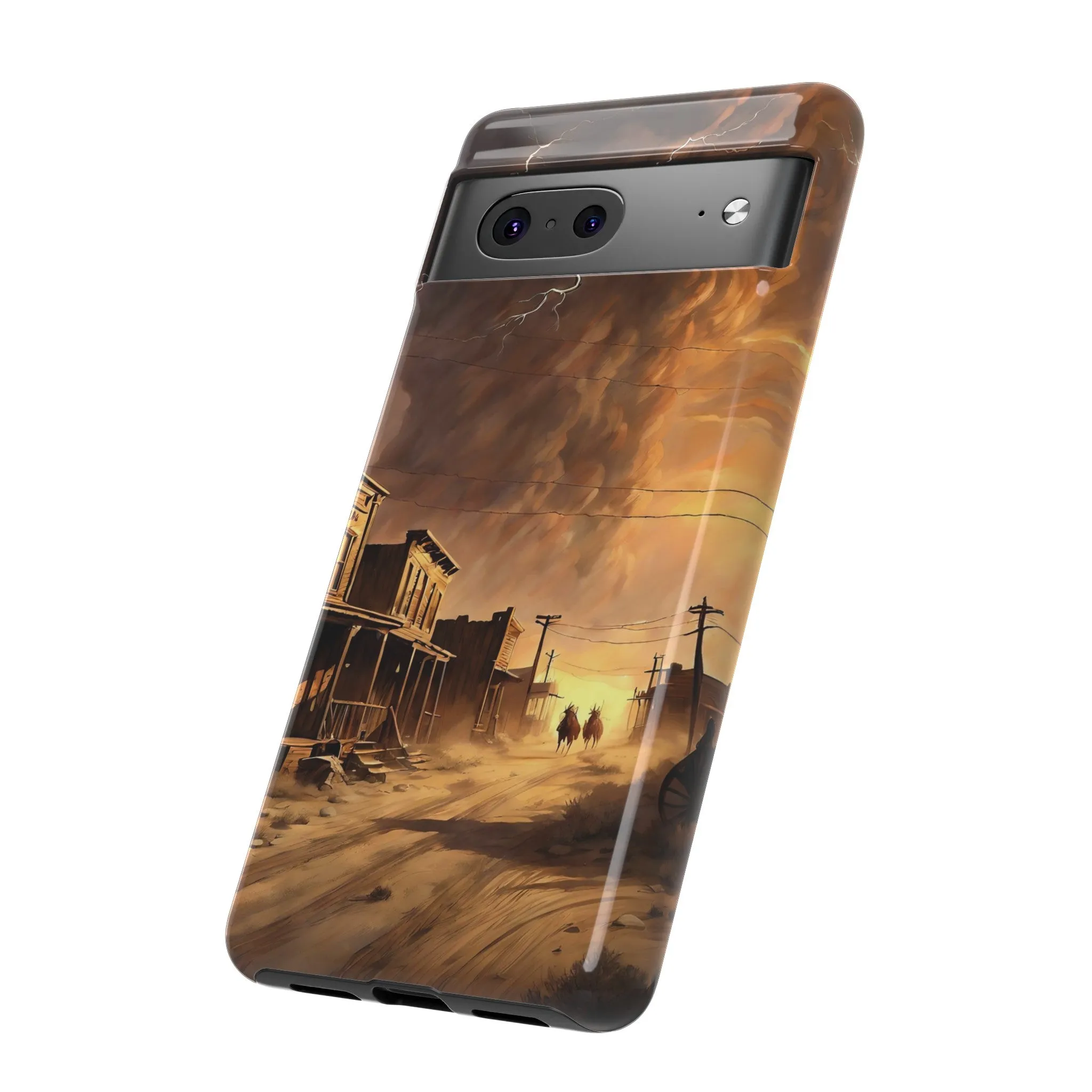 Dusty Western Town Phone Case