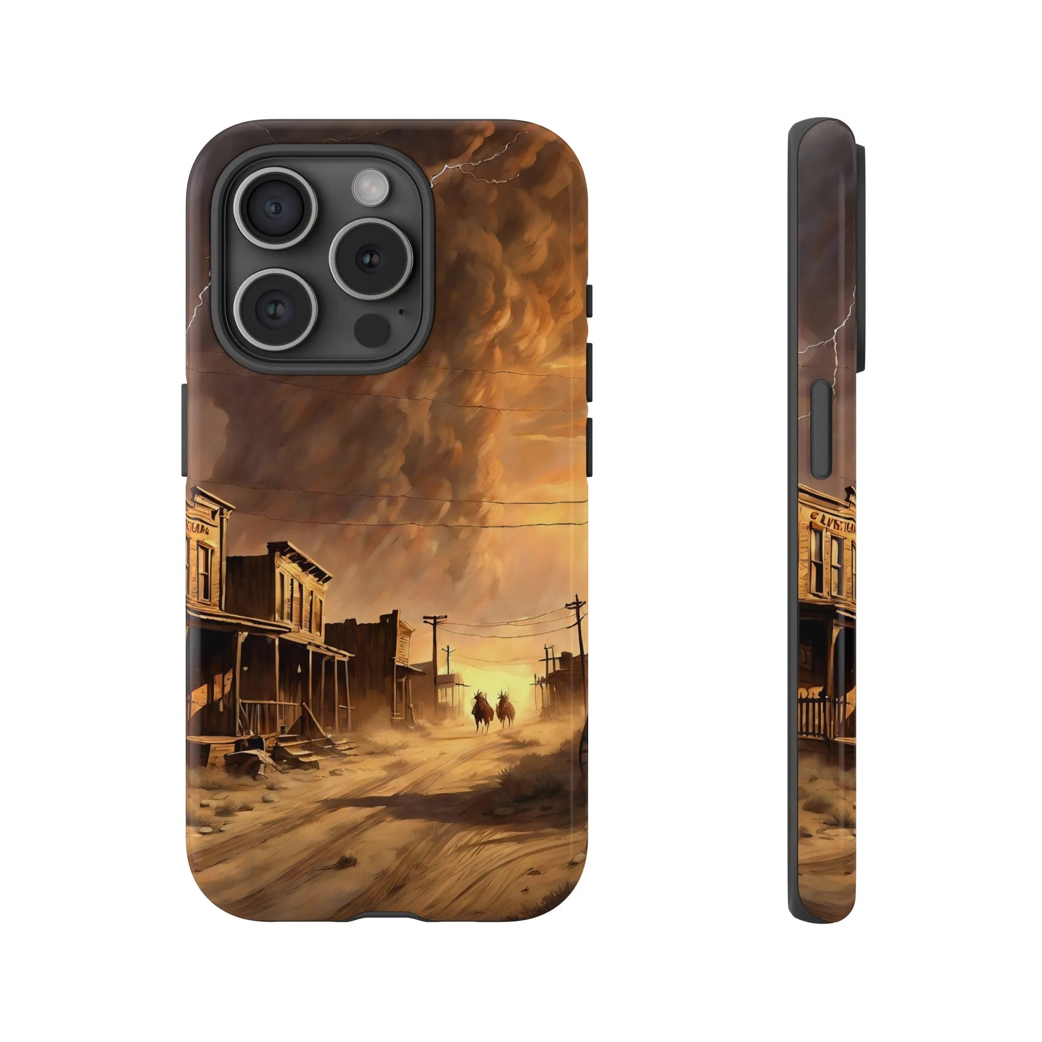 Dusty Western Town Phone Case