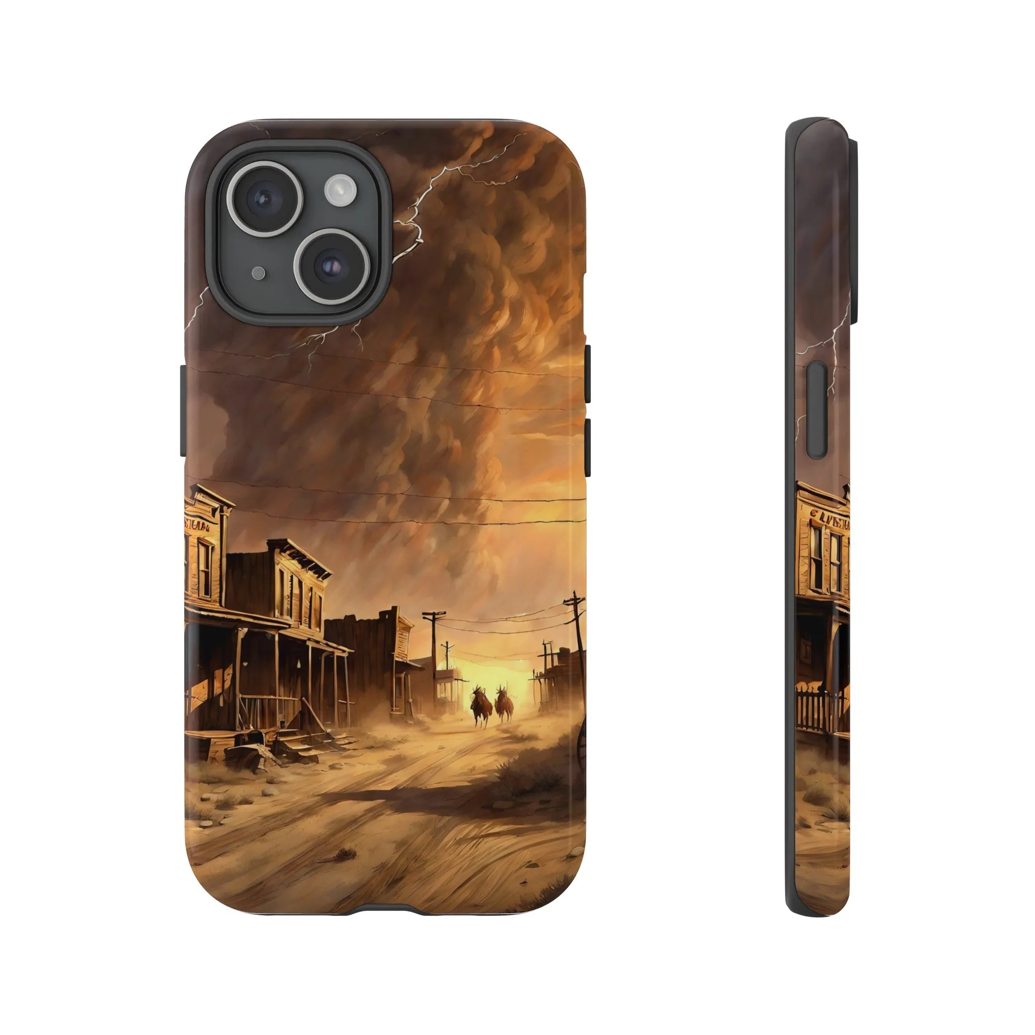 Dusty Western Town Phone Case