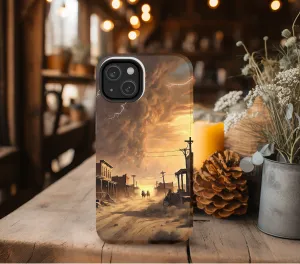 Dusty Western Town Phone Case