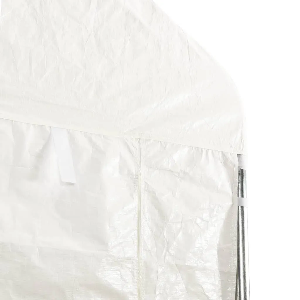 Gazebo with Roof White 11.15x2.28x2.69 m Polyethylene