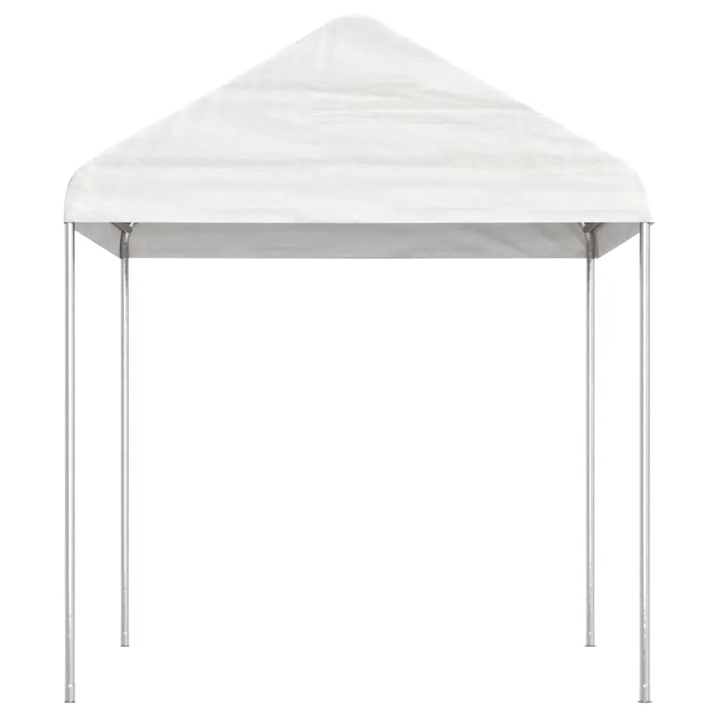 Gazebo with Roof White 20.07x2.28x2.69 m Polyethylene