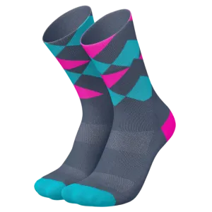 Incylence - Running Peaks Long Sock - Zucchero Cyan