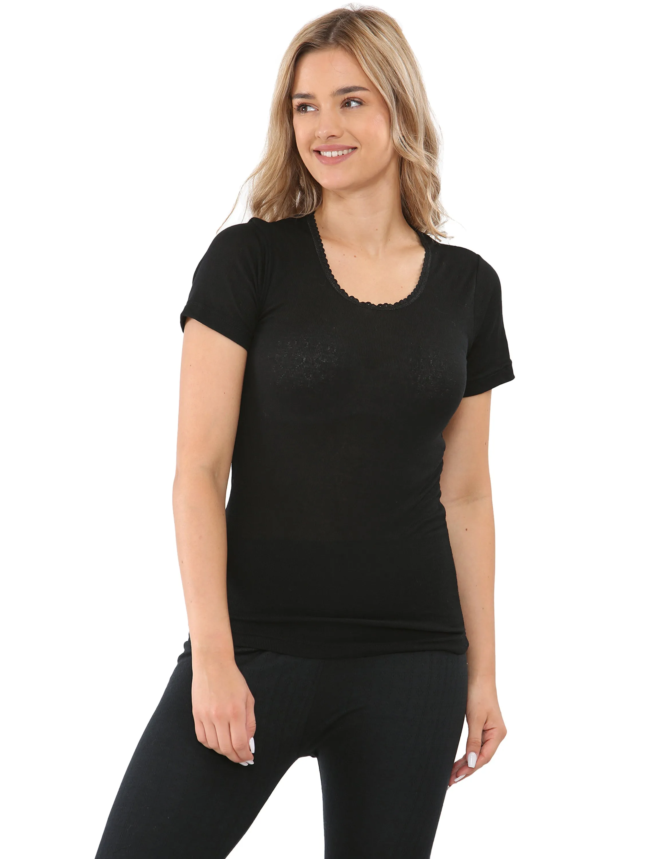 Kruze | Womens Short Sleeve Thermal Set