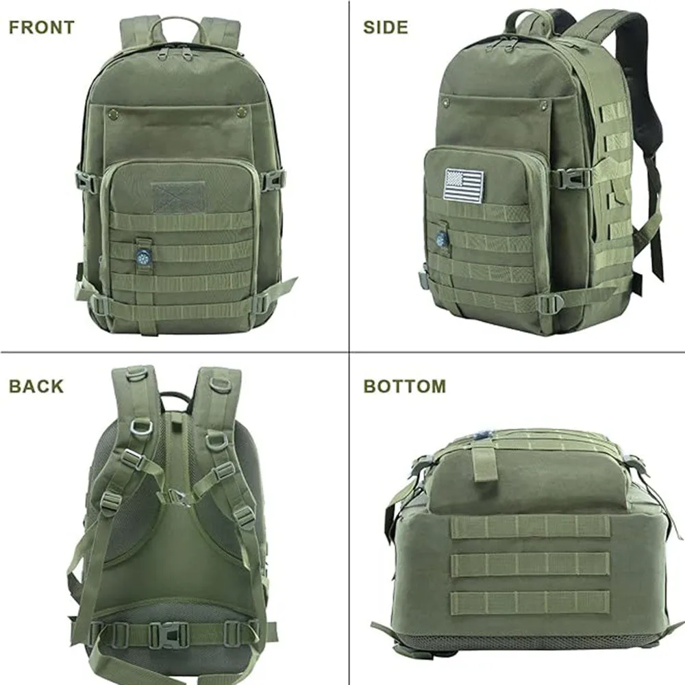 MINGPINHUIUS Military Tactical Backpack Outdoor Backpack 40 L