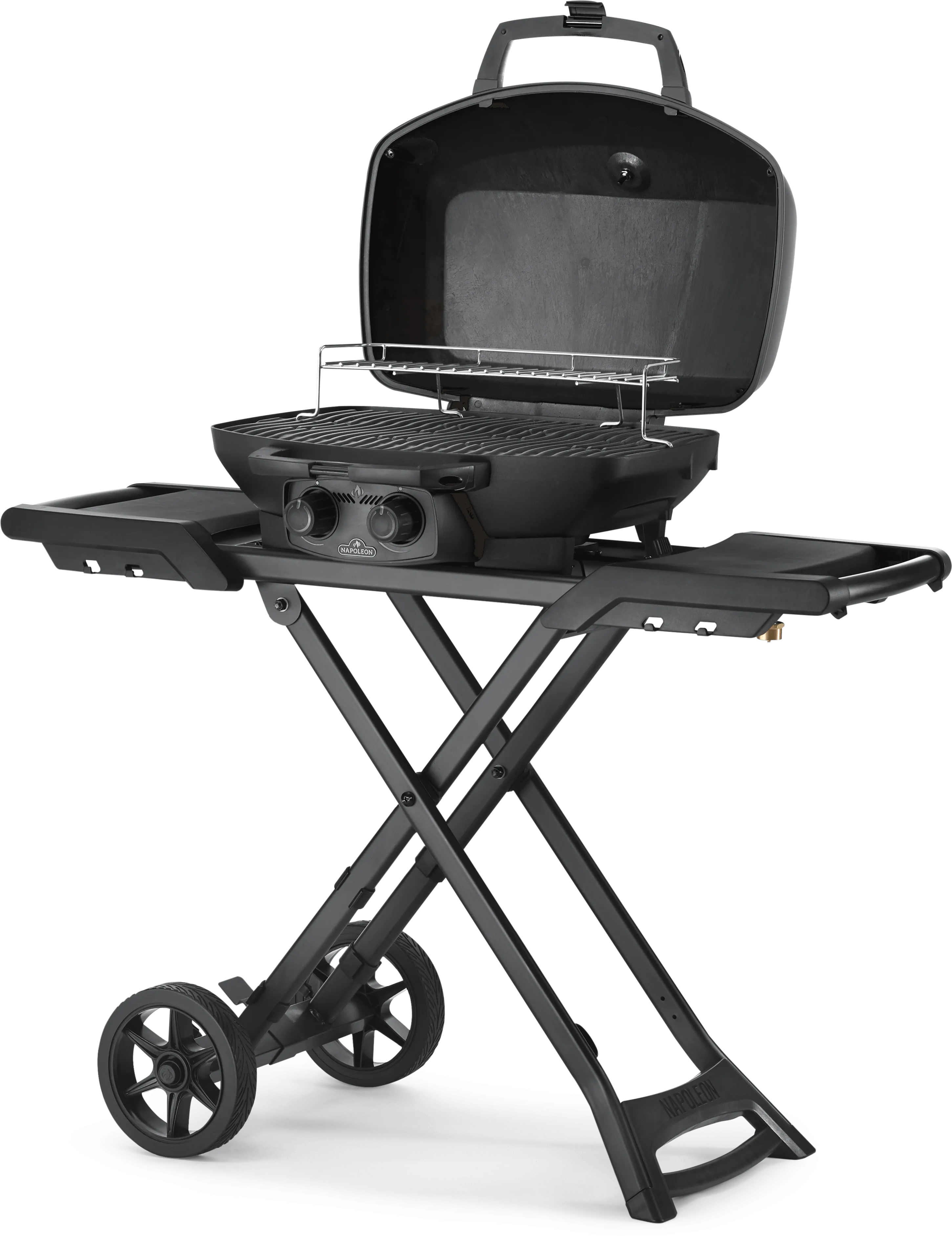 Napoleon PHANTOM TravelQ PRO 285 Portable BBQ with Scissor Cart (Matte Black)